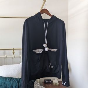 Cat sweatshirt, it’s got cat ear, paw details and a kangaroo pouch